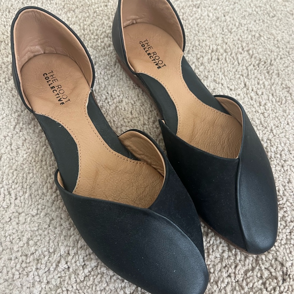 Black Leather Loafers